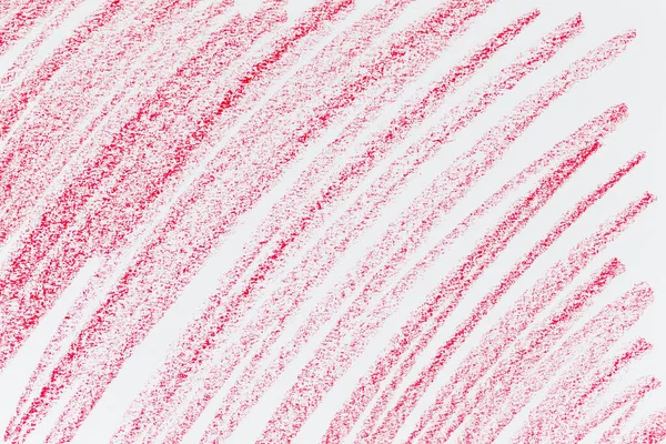 Vermelho Rosa Pastel Desenho Papel Lápis Cor Textura Fundo — Fotografia de Stock