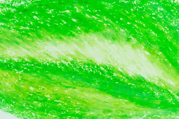 Buntstifte Grün Skatch Textur Hintergrund Nahaufnahme Schuss Auf Weißem Papier — Stockfoto