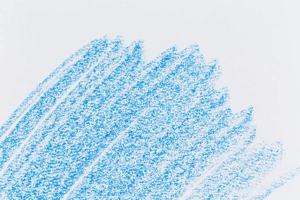 Viasz Zsírkréta Kézi Rajz Kék Háttér Textúra — Stock Fotó
