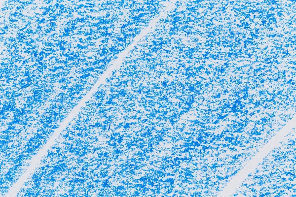 Wachsmalkreide Hand Zeichnung Blauer Hintergrund Textur — Stockfoto