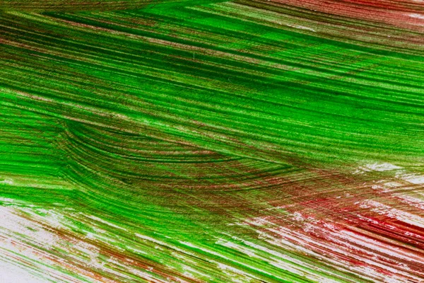 Akrilik Boya Dokusu Arka Plan Çok Renkli Kırmızı Yeşil Kahverengi — Stok fotoğraf