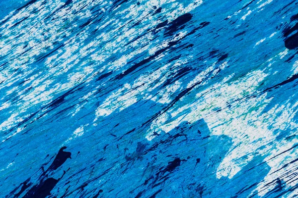 Bue Paint Texture Background Blue Color White Paper Brush Stroke — Zdjęcie stockowe