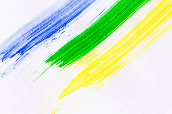 Acrylic Paint Texture Background Multi Color Red Green Yellow Blue — Foto Stock