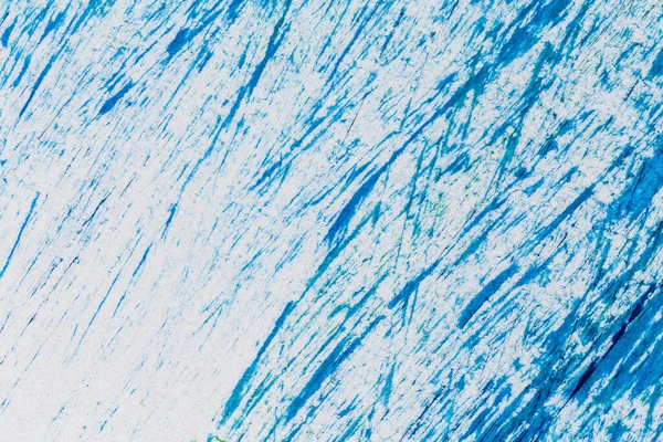 Bue Paint Texture Background Blue Color White Paper Brush Stroke — Foto Stock
