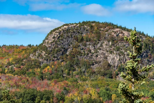 Acadia Nationaal Park Met Bomen Die Van Kleur Veranderen Herfst — Stockfoto
