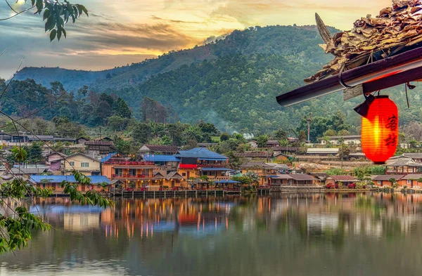 Visiting Ban Rak Thai Mae Hong Son Loop Border Nothern — Stock Photo, Image