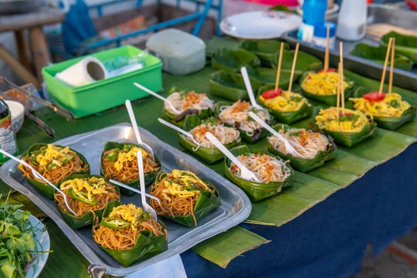 Diverse Street Food Wordt Verkocht Wandelstraat Markt Pai Mae Hong — Stockfoto