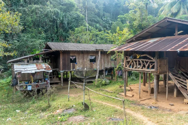 Huai Hillside Village Una Zona Rural Del Norte Tailandia Cerca — Foto de Stock