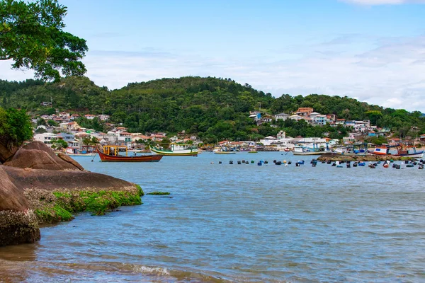 Beautiful Landscape Governador Celso Ramos Welcome Beach Santa Catarina Brazil — Stock Photo, Image