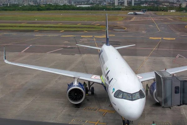 Porto Alegre Brazília 2021 November Azul Brazilian Airlines Brazil Porto — Stock Fotó