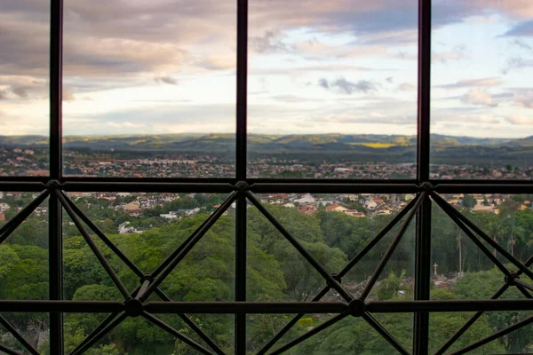 Blick Auf Die Stadt Novo Hamburgo Vom Schwanenturm Des Hotels — Stockfoto