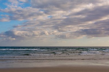 Güzel tropik Bombas plajı, Santa Catarina, Brezilya
