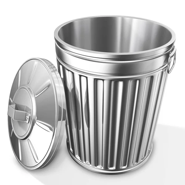 Empty trash can — Stock Photo, Image