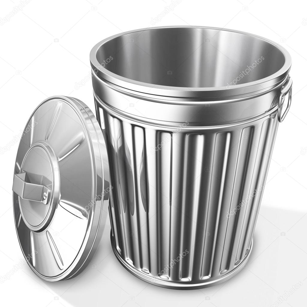 Empty trash can Stock Photo by ©garyfox45119 12324490