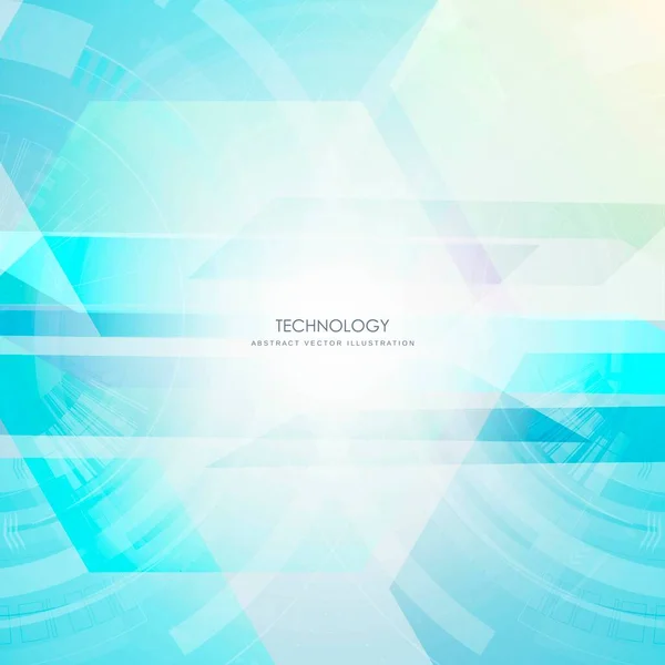Abstract Technology Background Various Futuristic Technological Elements Glowing Shapes Smart — стоковое фото