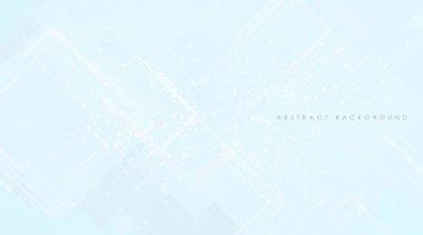 Çeşitli gelecekçi teknolojik elementlere sahip soyut teknoloji arka planı iş reklamları için akıllı tasarım vektör illüstrasyonu 