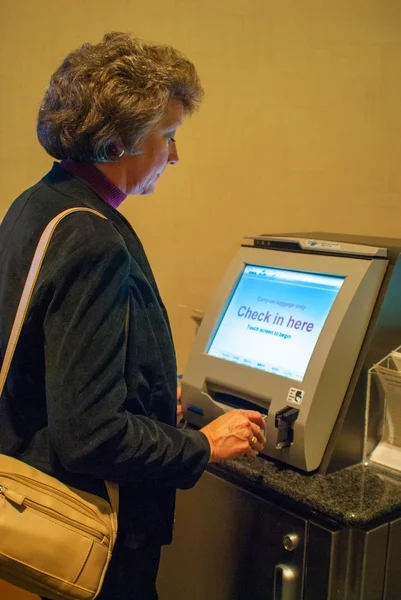 Flight Check In — Stock Photo, Image