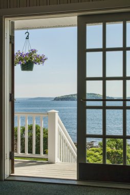 bar harbor, maine frenchmans koyunda