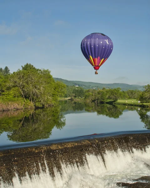 Hot Air Balloon RIde at Quechee Vermont — Stock Photo, Image