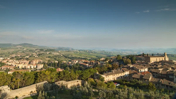 Toscana från san gimignano — Stockfoto
