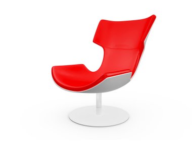 Modern kırmızı sandalye