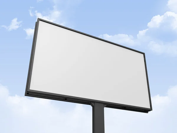 Pusty billboard — Zdjęcie stockowe