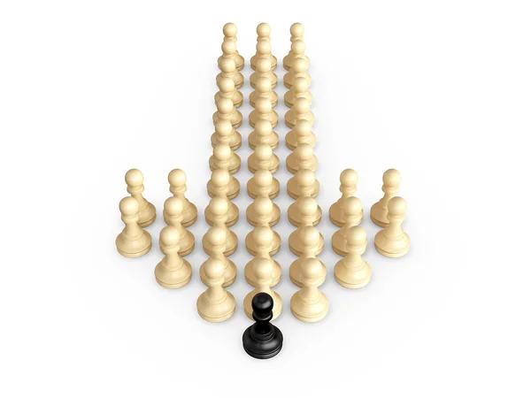 Chess Arrow Direction — Stock Photo, Image