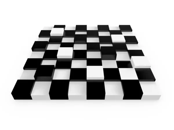 象棋板单元格 — 图库照片