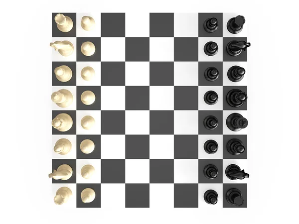 Conjunto de xadrez e placa — Fotografia de Stock