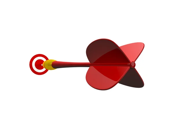 Red Arrow with Target — Stock Photo, Image