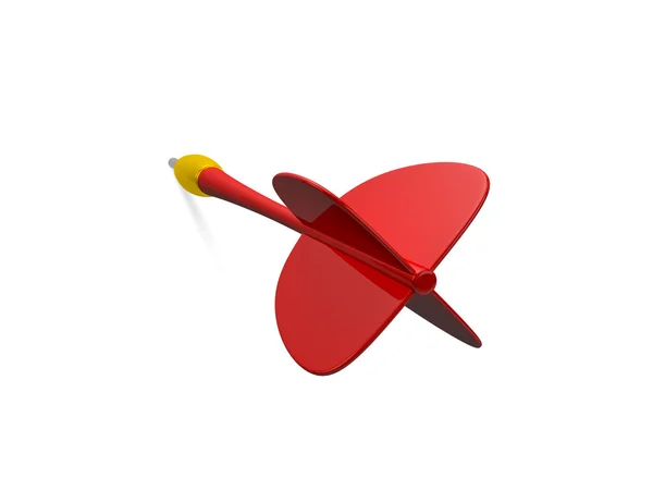 Rode dart pijl — Stockfoto