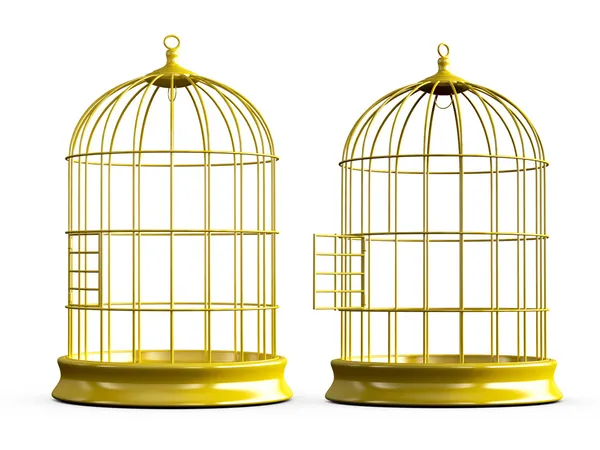 Cage à oiseaux — Photo