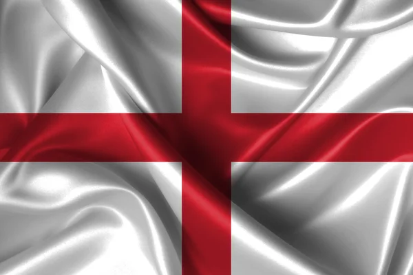Bandiera ondulata d'Inghilterra — Foto Stock
