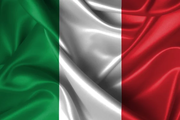 Wavy Flag of Italy — Stock Photo, Image