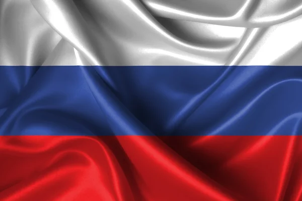 Wavy Flag of Russia — Stock Photo, Image