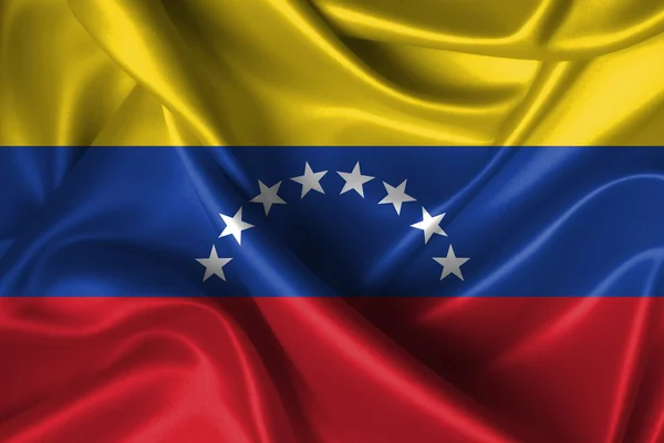 Bandeira ondulada da Venezuela — Fotografia de Stock