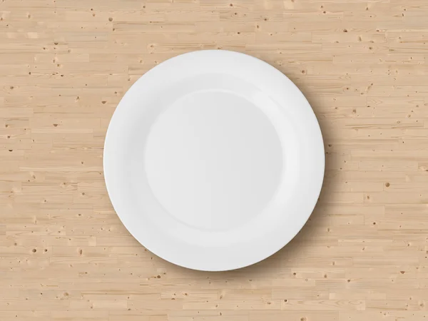 Empty Plate on Table — Stock Photo, Image