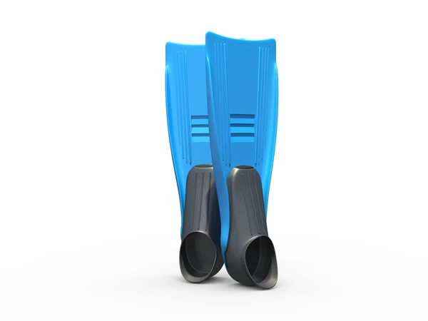 Blue Flippers — Stock Photo, Image