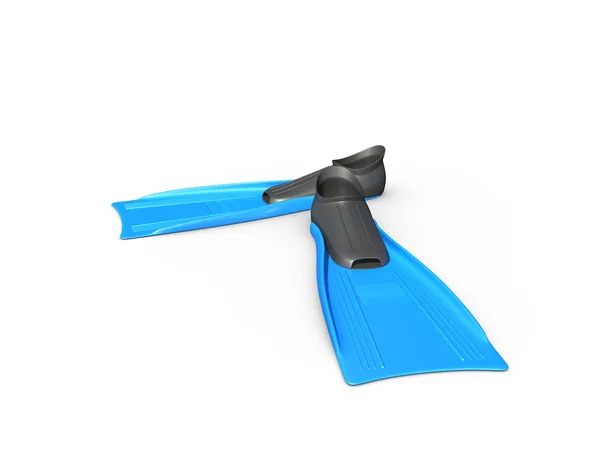 Blue Flippers — Stock Photo, Image