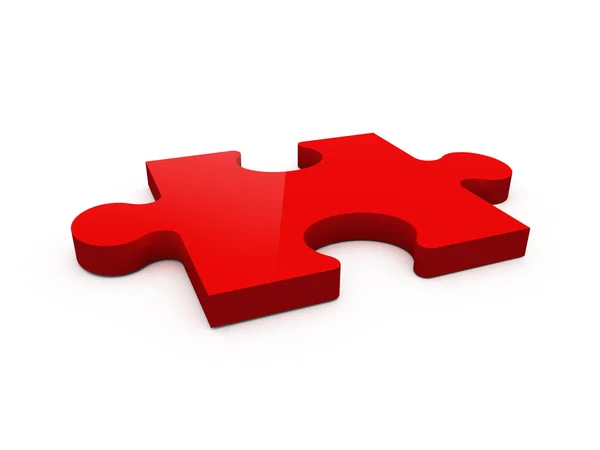 Single Puzzle Piece — Stock Photo, Image
