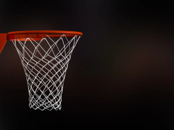 Basketball Basket in Arena — Stock Photo, Image