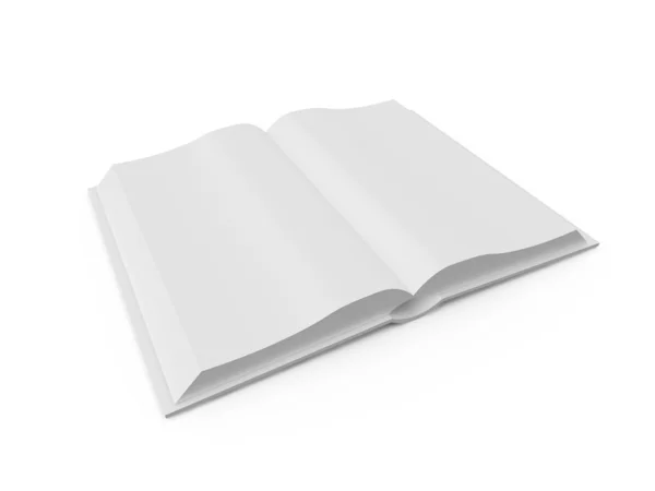 Opened Blank Book — Stock Photo, Image