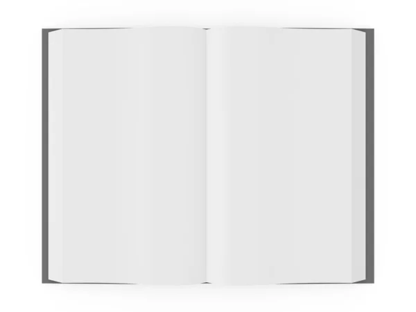 Opened Blank Book — Stock Photo, Image