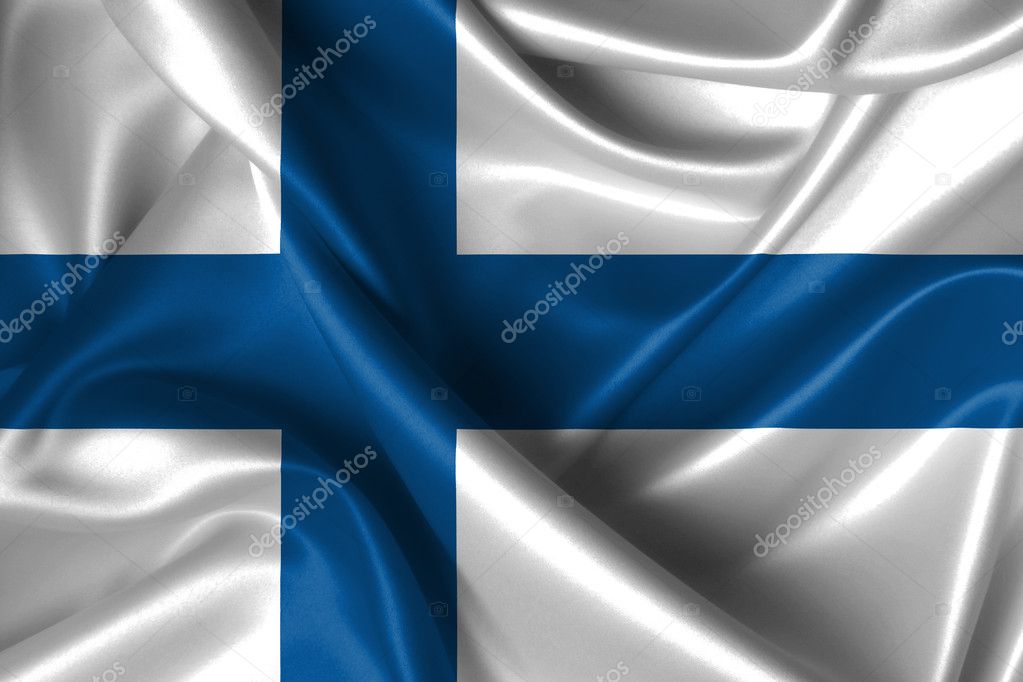 Wavy Flag of Finland