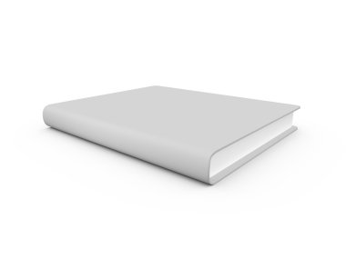 gerçekçi boş kitap kapağı