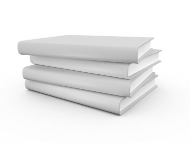 gerçekçi boş kitap kapağı