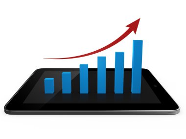 Tablet ve çubuk grafik