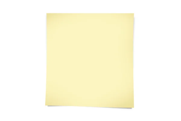 Yellow Sticky Note — Stock Photo, Image