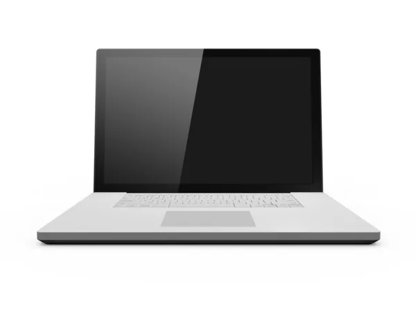 Pusty ekran laptopa — Zdjęcie stockowe