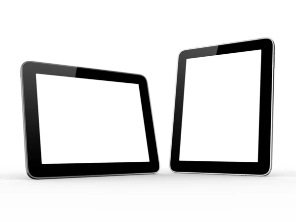 Twee realistische Tablet PC 's — Stockfoto